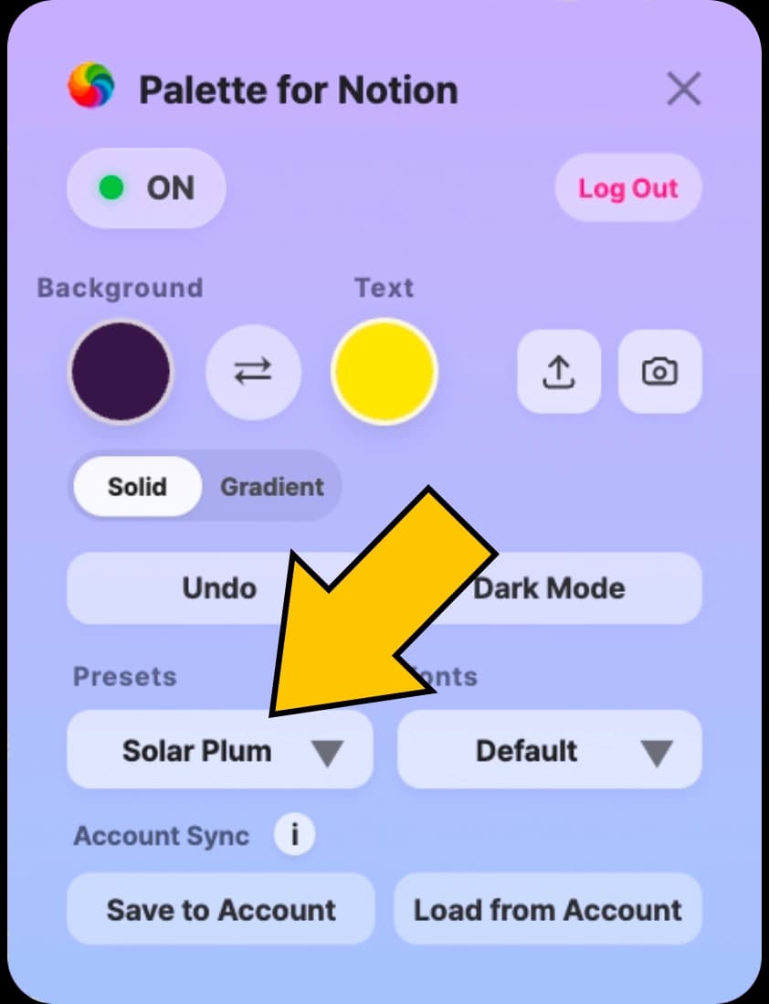 How to use Palette for Notion