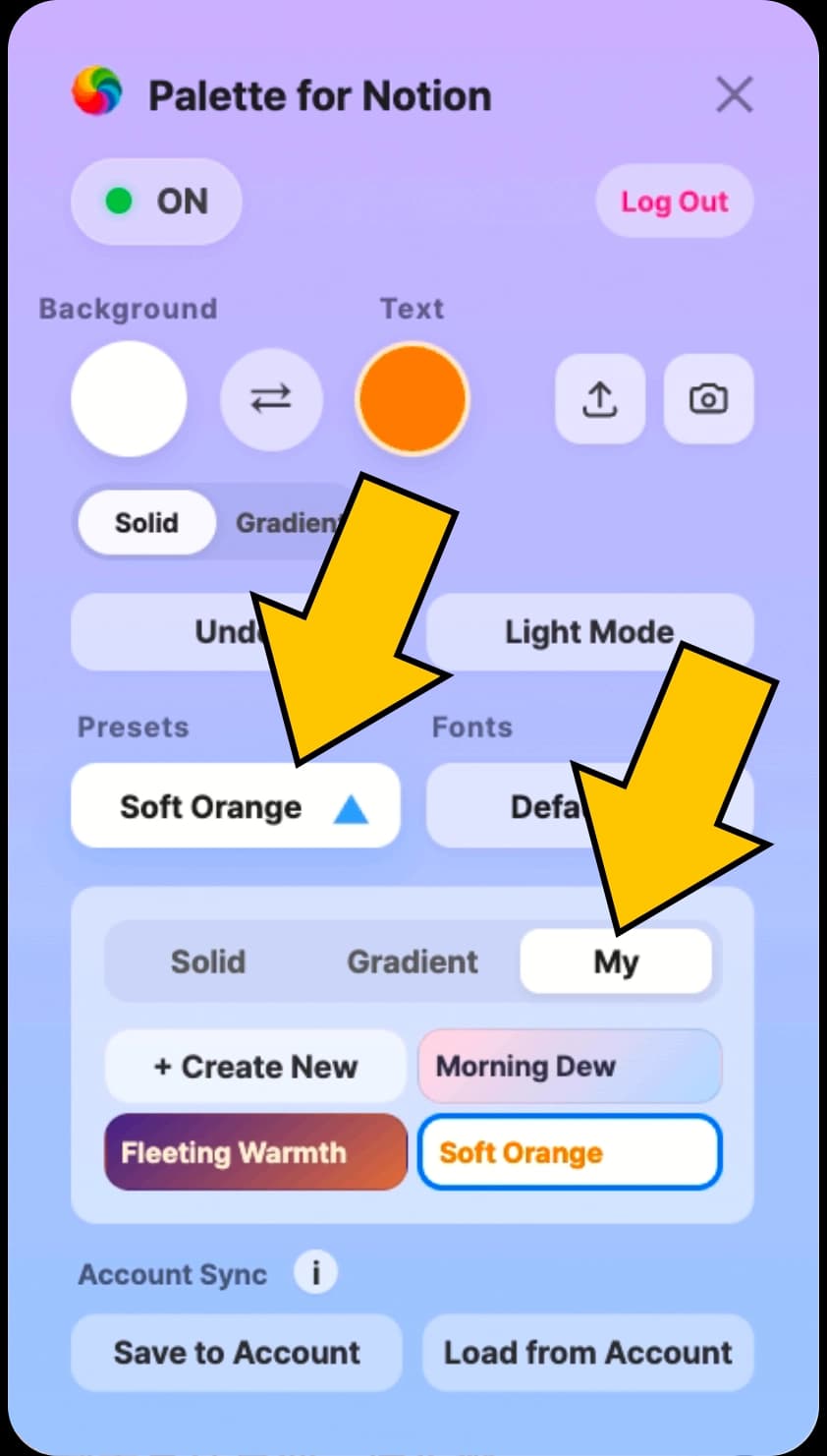 How to use Palette for Notion